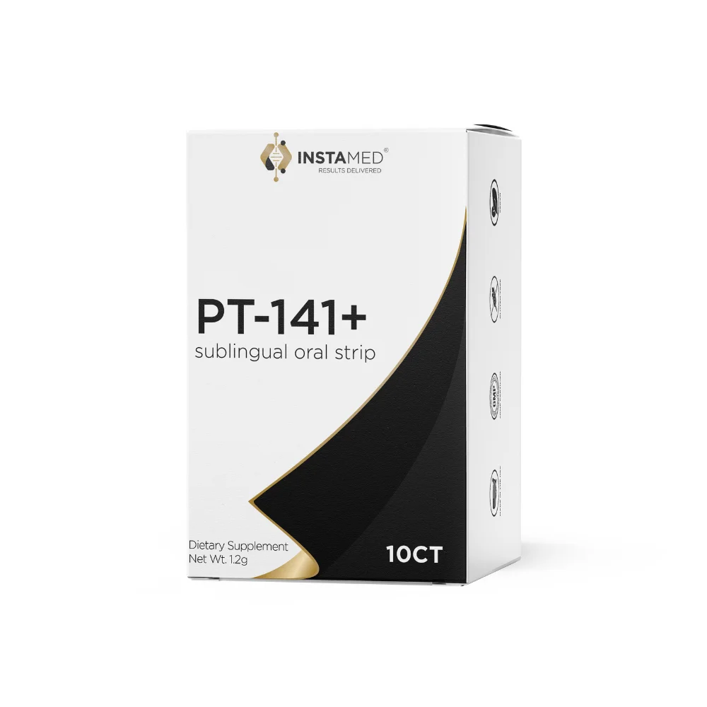 InstaMed oral dissolving strip packet render (generic, not PT-141+-specific)